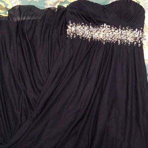 Gorgeous navy formal dress. Worn once.